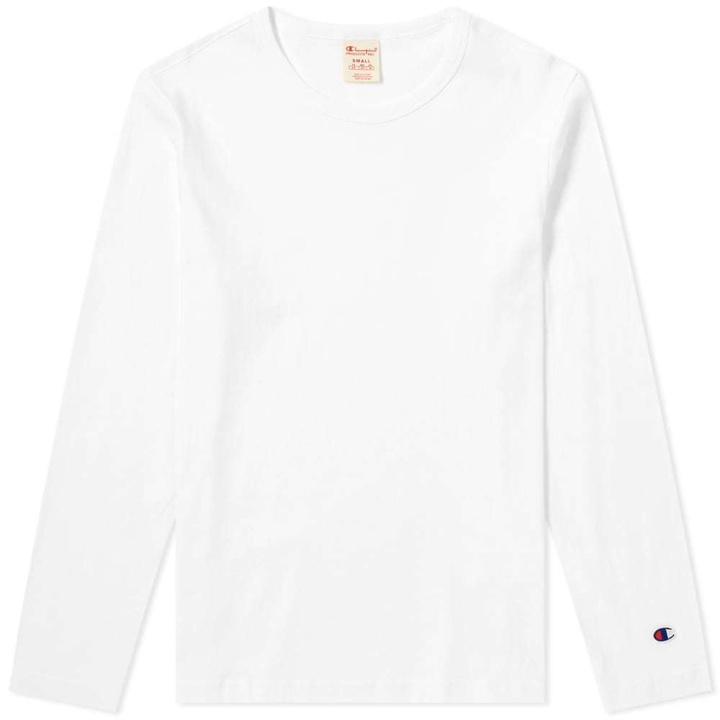 Photo: Champion Reverse Weave Long Sleeve Classic Tee