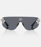 Dolce&Gabbana DG crystal-embellished aviator sunglasses
