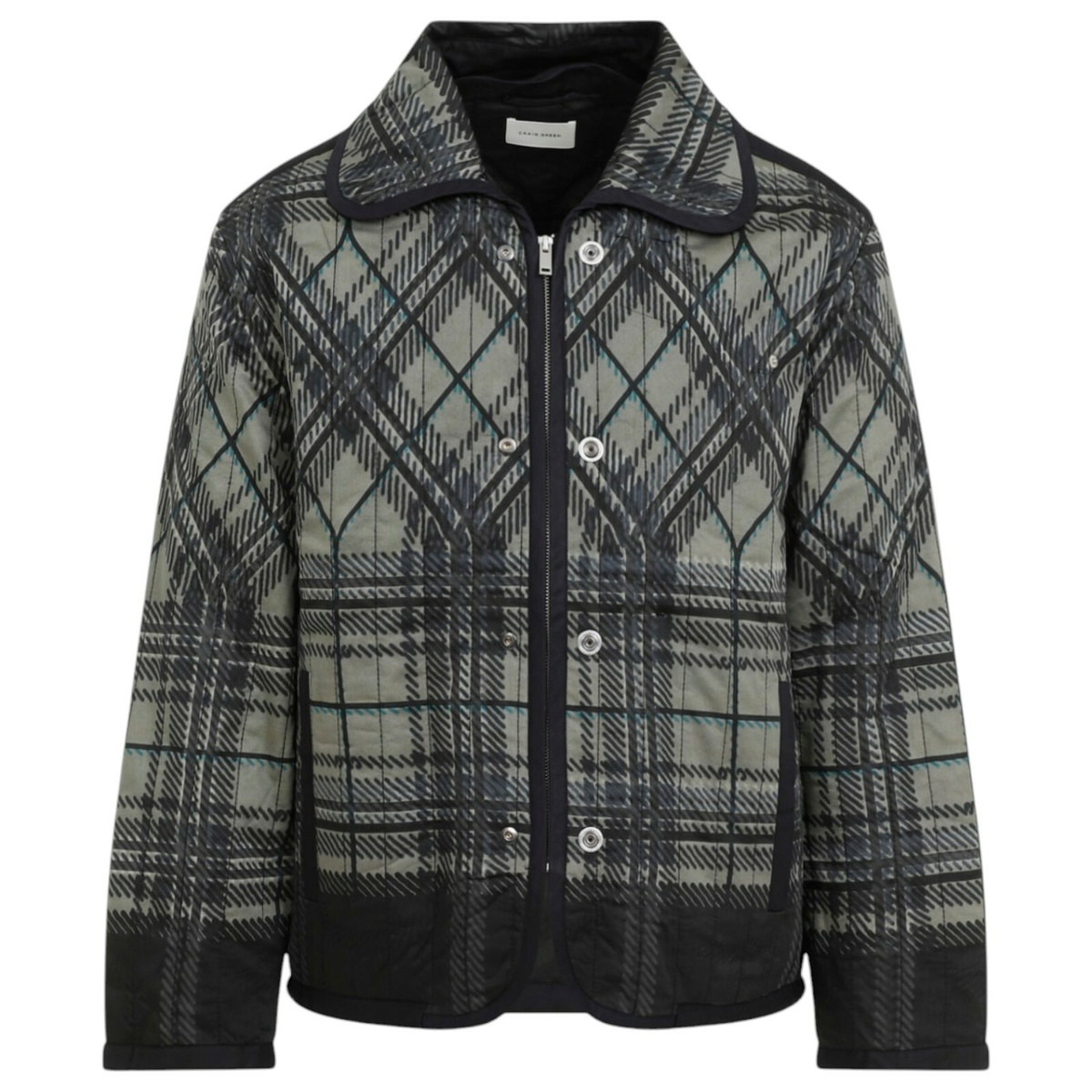 Craig Green Vibrating Floral Line Stitch Worker Jacket Craig