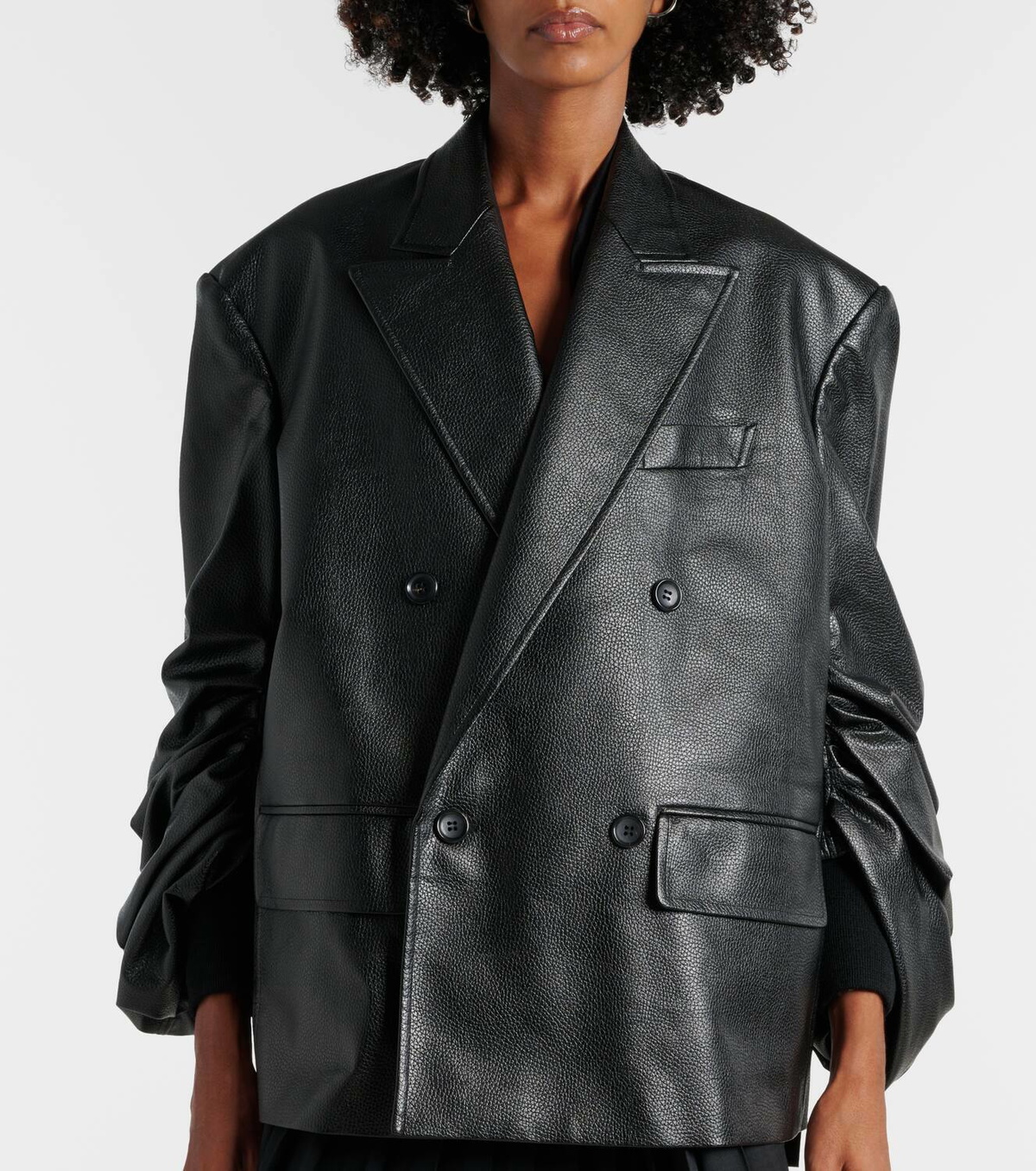 Junya Watanabe Faux leather blazer Junya Watanabe