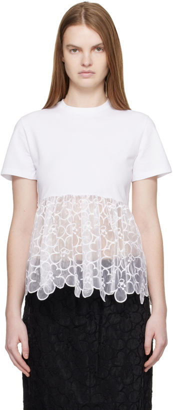 Photo: Cecilie Bahnsen White CBconni T-shirt