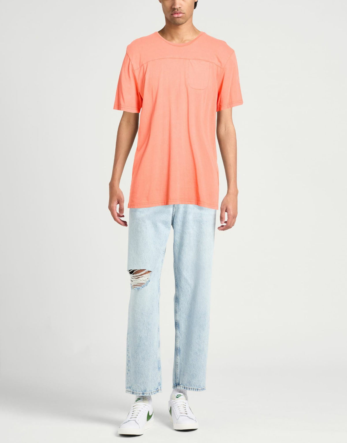 Colmar Mens T-shirt in Salmon pink