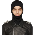 Rick Owens Black Wool Skull Balaclava