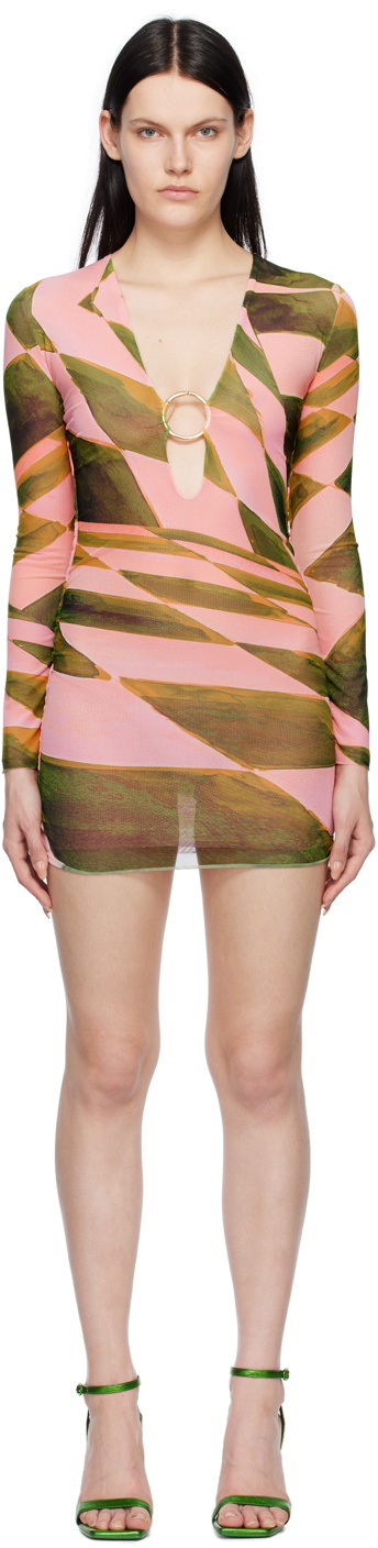 Louisa Ballou Pink Helios Minidress