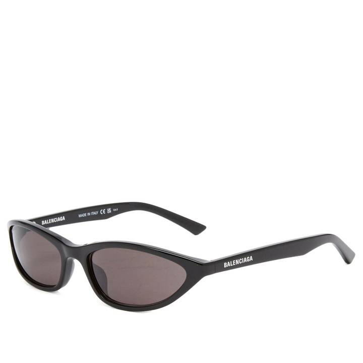 Photo: Balenciaga BB0402S Sunglasses in Black/Grey 