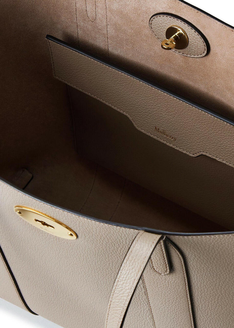 Mulberry Bayswater Grained Leather Small Tote bag - Taupe - One Size