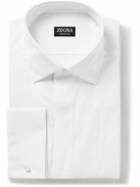 Zegna - Trofeo™ Cotton and Silk-Blend Poplin Shirt - White