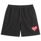 Human Made Men's Heart Swim Shorts in Black