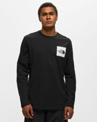 The North Face L/S Fine Tee Black - Mens - Longsleeves