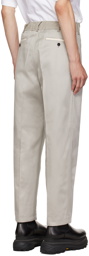 sacai Gray Drawstring Trousers