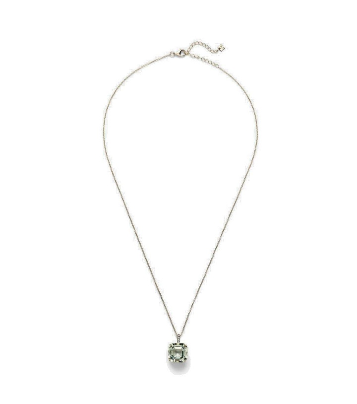Photo: Mateo 14kt gold necklace with green amethyst and diamonds