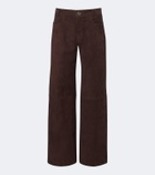 Stouls Lilou Ten suede wide-leg pants