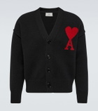 Ami Paris Ami de Cœur virgin wool cardigan