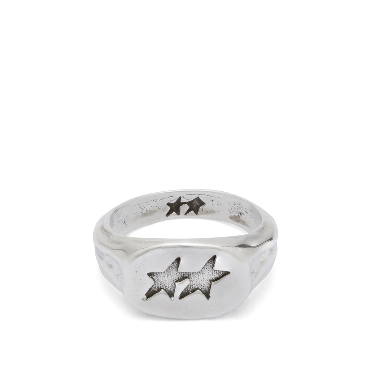 TwoJeys Superstar Signet Ring in Silver