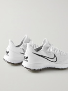 NIKE GOLF - Air Zoom Infinity Tour Rubber-Trimmed Flyknit Golf Shoes - White