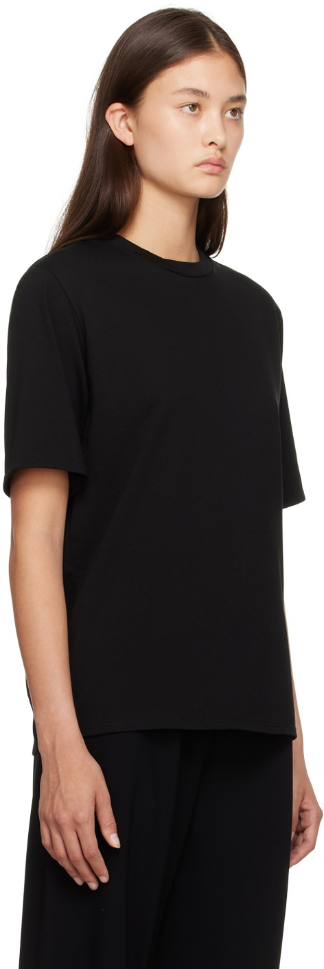 the row chiara top ザロウ　キアラ　Tシャツ　黒タグ付き未使用 The Row Black Chiara T-Shirt The Row