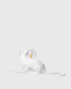 Seletti Mouse Lamp#3 Lop Resin Lamp   Lie Down Usb   Eu Plug White - Mens - Lighting