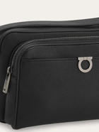 Ferragamo Mens Gancini shoulder bag in Black