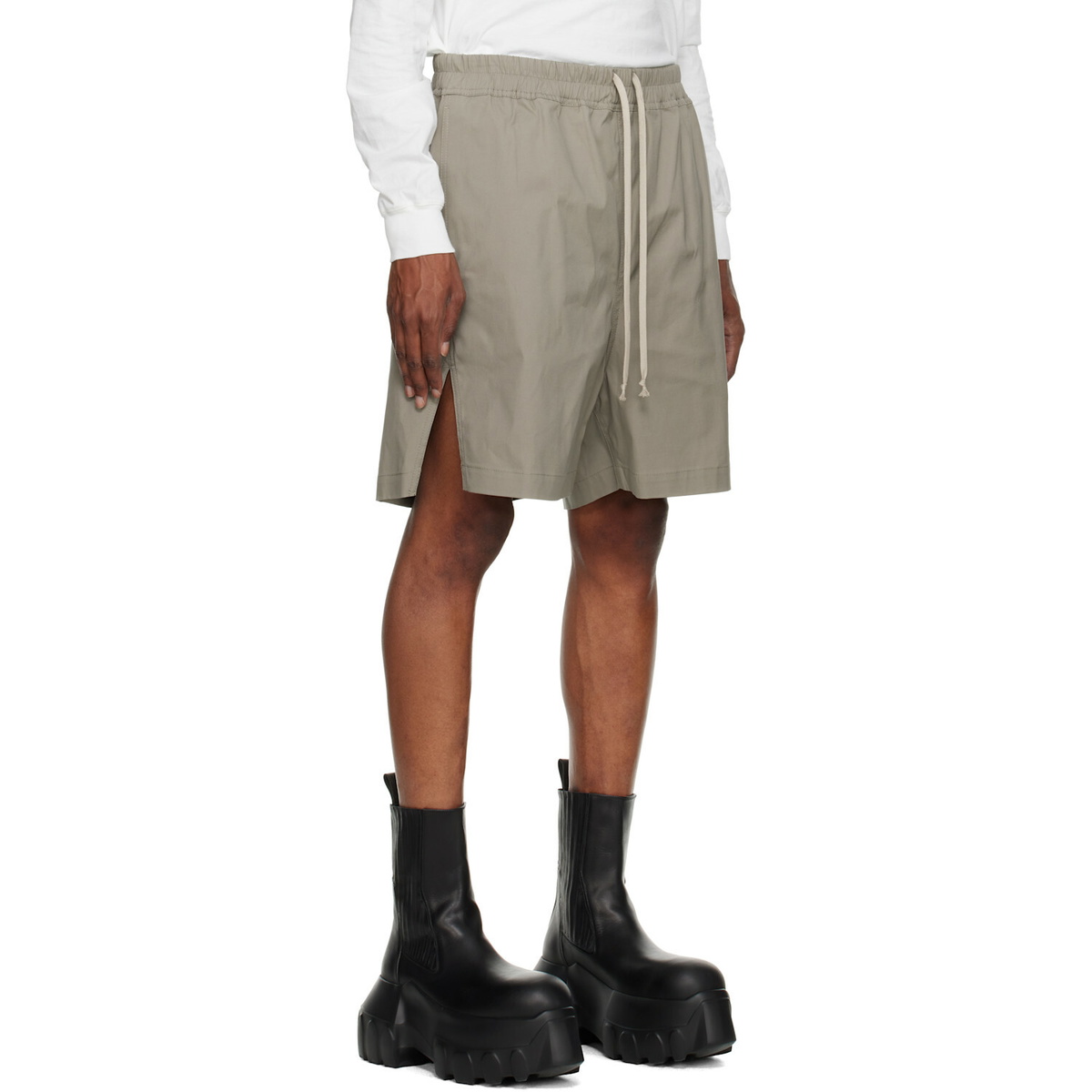 Rick Owens Taupe Tower Boxers Shorts
