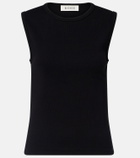 Róhe Ribbed-knit cotton-blend tank top