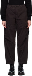 C.P. Company Black Microreps Loose Fit Trousers