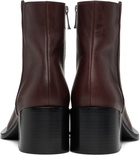 Enfants Riches Déprimés Burgundy Night Version Square Toe Franky Boots