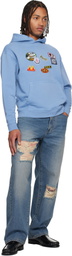 Carne Bollente Blue 'The Perfect Patch' Hoodie