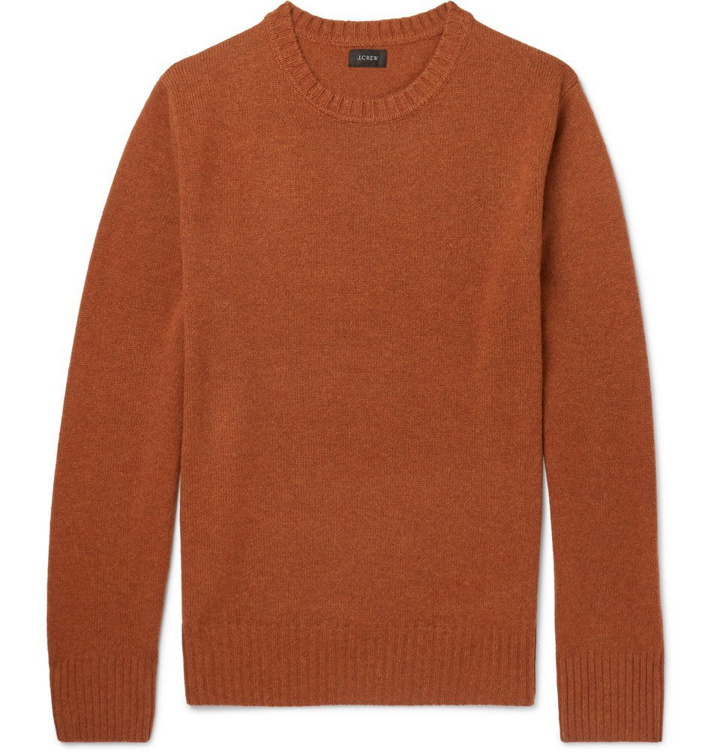 Photo: J.Crew - Merino Wool-Blend Sweater - Men - Orange