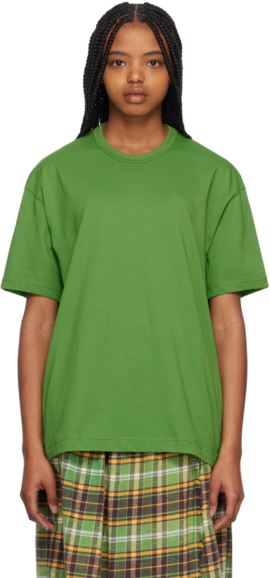 Photo: Comme des Garçons Shirt Green Crewneck T-Shirt