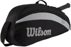 Wilson Black Fed Team 3-Pack Tennis Racket Bag