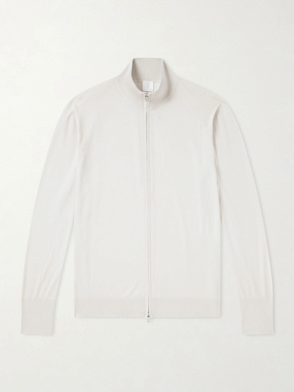 Eleventy - Wool Zip-Up Cardigan - Gray