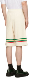 Jil Sander Off-White Cotton Shorts