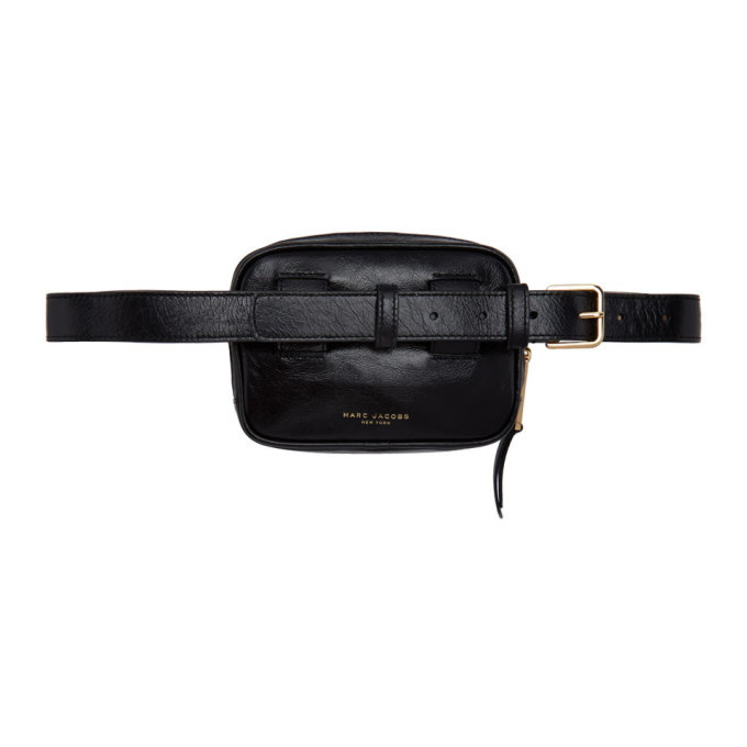 Marc Jacobs Black Leather Belt Bag Marc