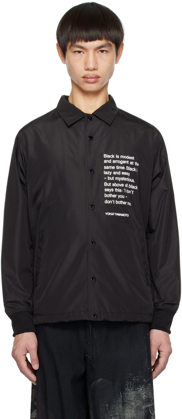 Yohji Yamamoto Black Flap Pocket Jacket Yohji Yamamoto