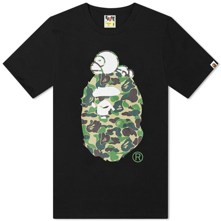 Photo: A Bathing Ape ABC Camo Milo On Big Ape Tee