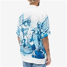 Endless Joy Men's Odysseus Vacation Shirt in White/Blue