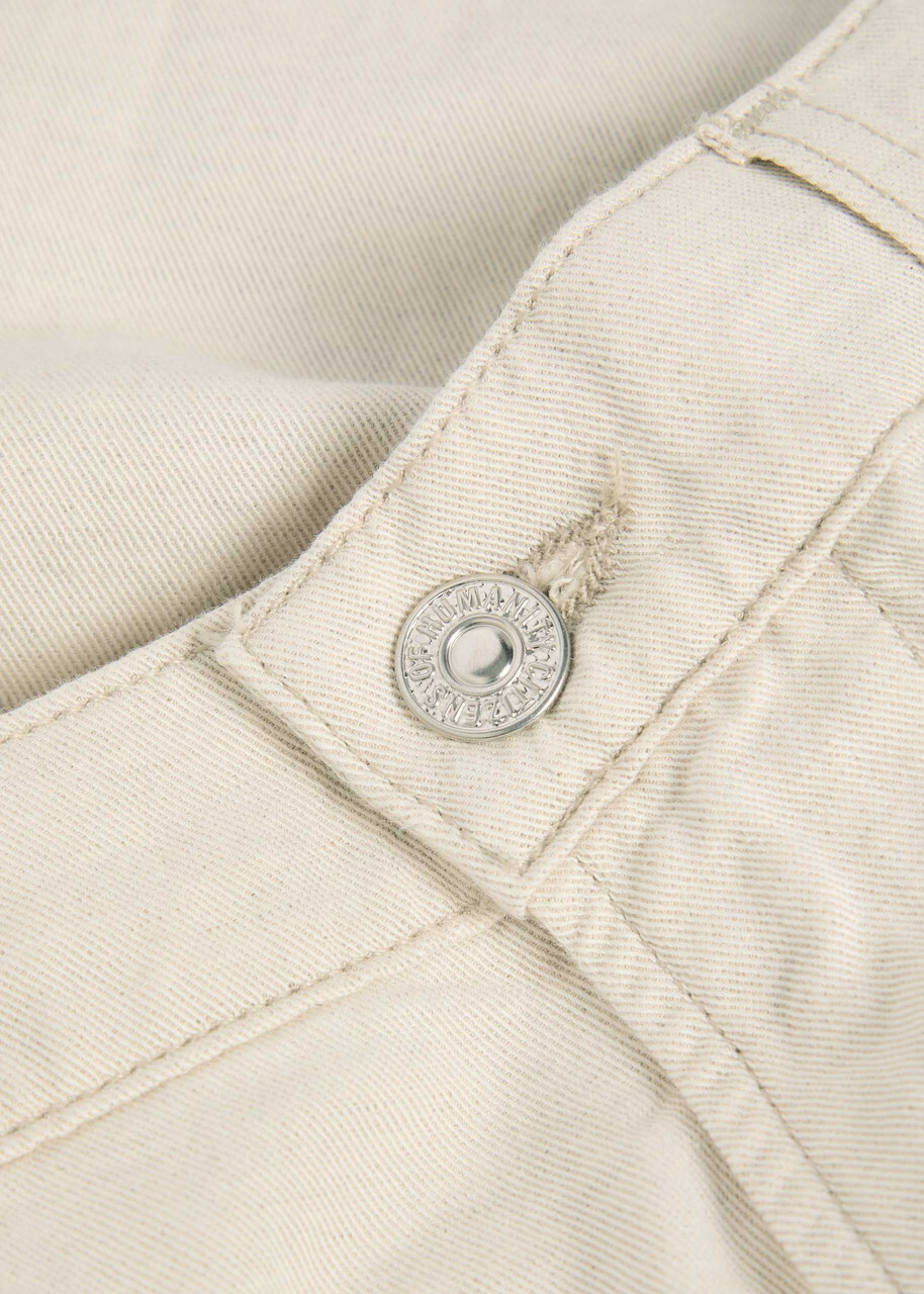 Citizens OF Humanity Elijah Straight-leg Cotton-blend Trousers Beige