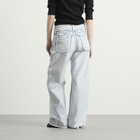 Acne Studios Women's Page Blue Shadow Belted Jeans in Blue/White