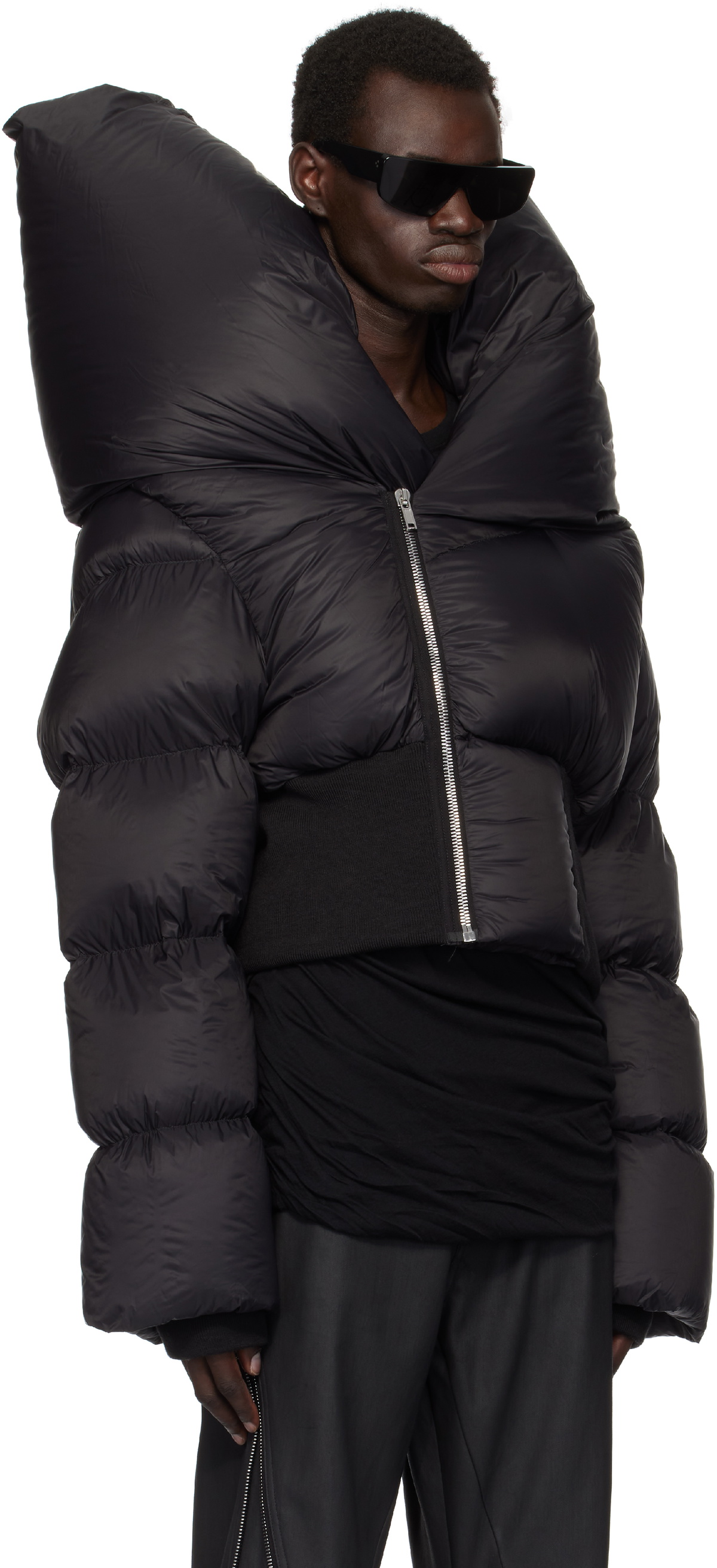 Rick Owens Black Porterville Anubis Down Jacket Rick Owens