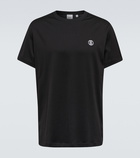 Burberry - Embroidered logo cotton T-shirt