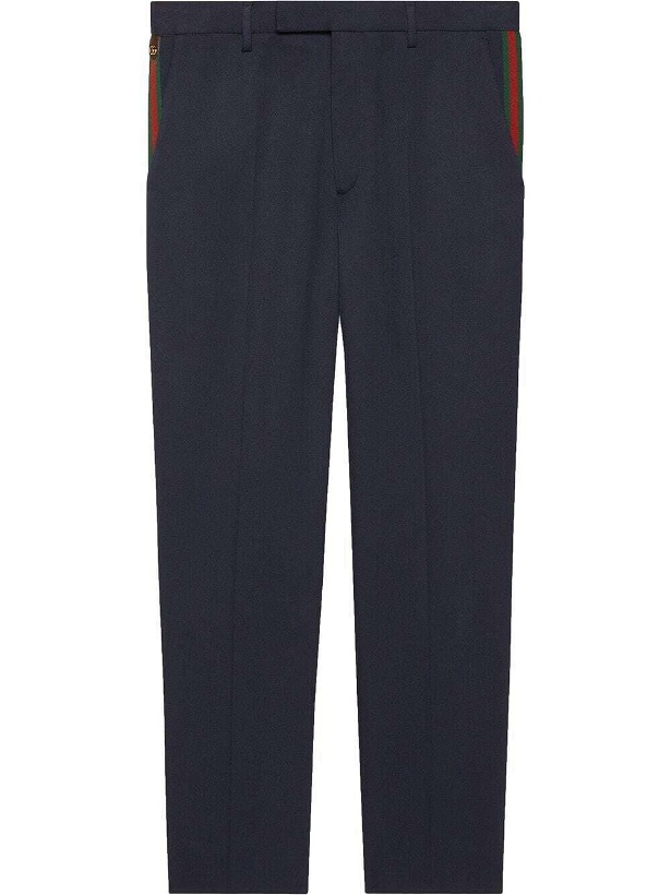 Photo: GUCCI - Ankle Length Trousers In Cotton