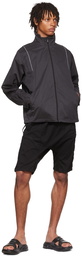 C2H4 Black Polyester Jacket