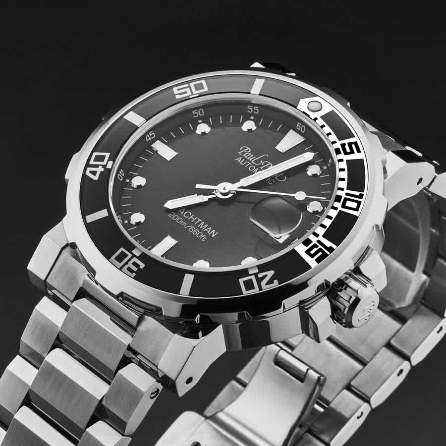 Paul Picot Yachtman Iii Automatic Black Dial Mens Watch P1151.SGN.4000.3614
