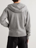 TOM FORD - Cashmere-Blend Jersey Zip-Up Hoodie - Gray