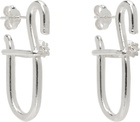 Alighieri Silver 'The Illuminating Rise Hoop' Earrings