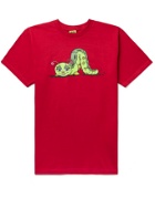 IGGY - Printed Cotton-Jersey T-Shirt - Red