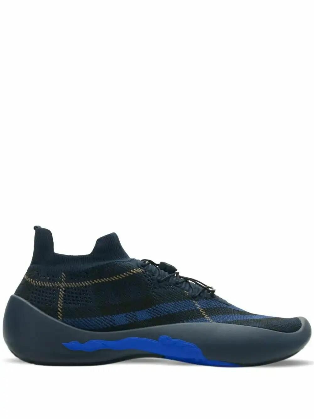BURBERRY sneaker box with check processing Green Burberry