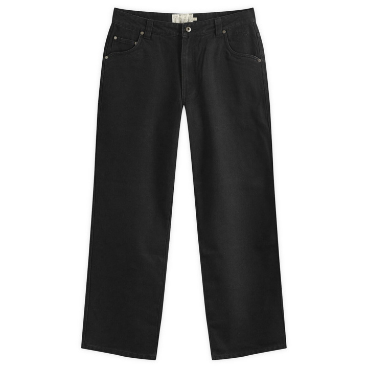 Photo: Dime Men's Classic Relaxed Denim Pants in Black