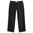 Dime Men's Classic Relaxed Denim Pants in Black