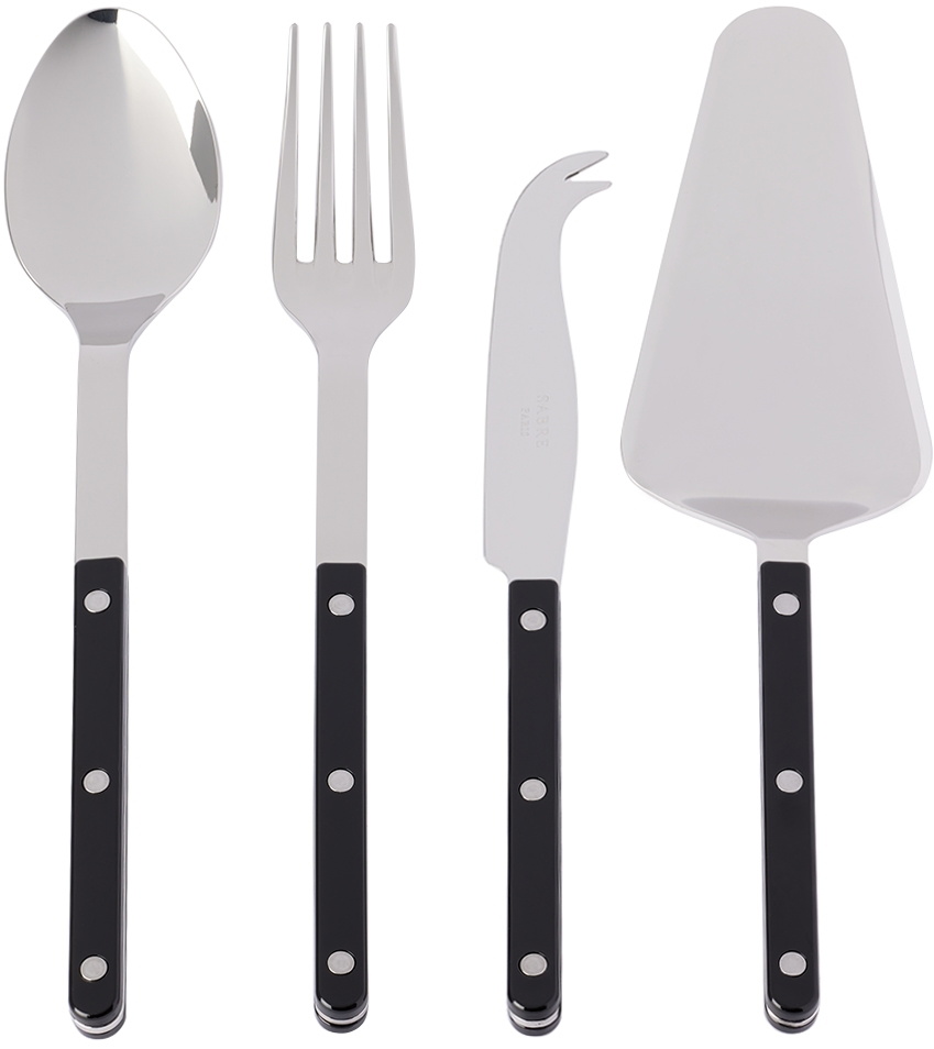 Sabre Black Bistrot Brillant Must-Have Serving Set, 4 pcs